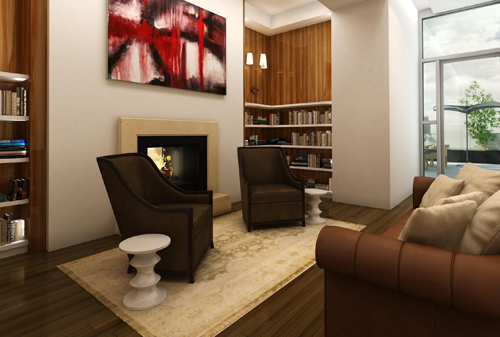 The Mark Penthouse Living room option