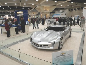 A Corvette Stingray Concept that was used in an upcoming Hollywood Movie.